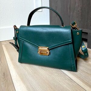 Michael Kors green purse